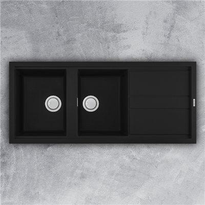 Chậu rửa chén Malloca NERO G - 50040 (màu đen)